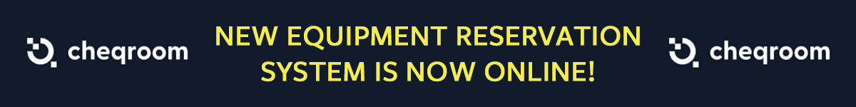 New reservation system Cheqroom is now online