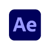 Adobe After Effects logo Ae
