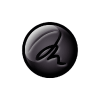 Ink2Go logo image of dark circle with squiggly line
